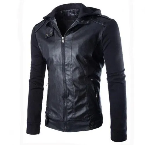 Men Faux Leather Jacket C3